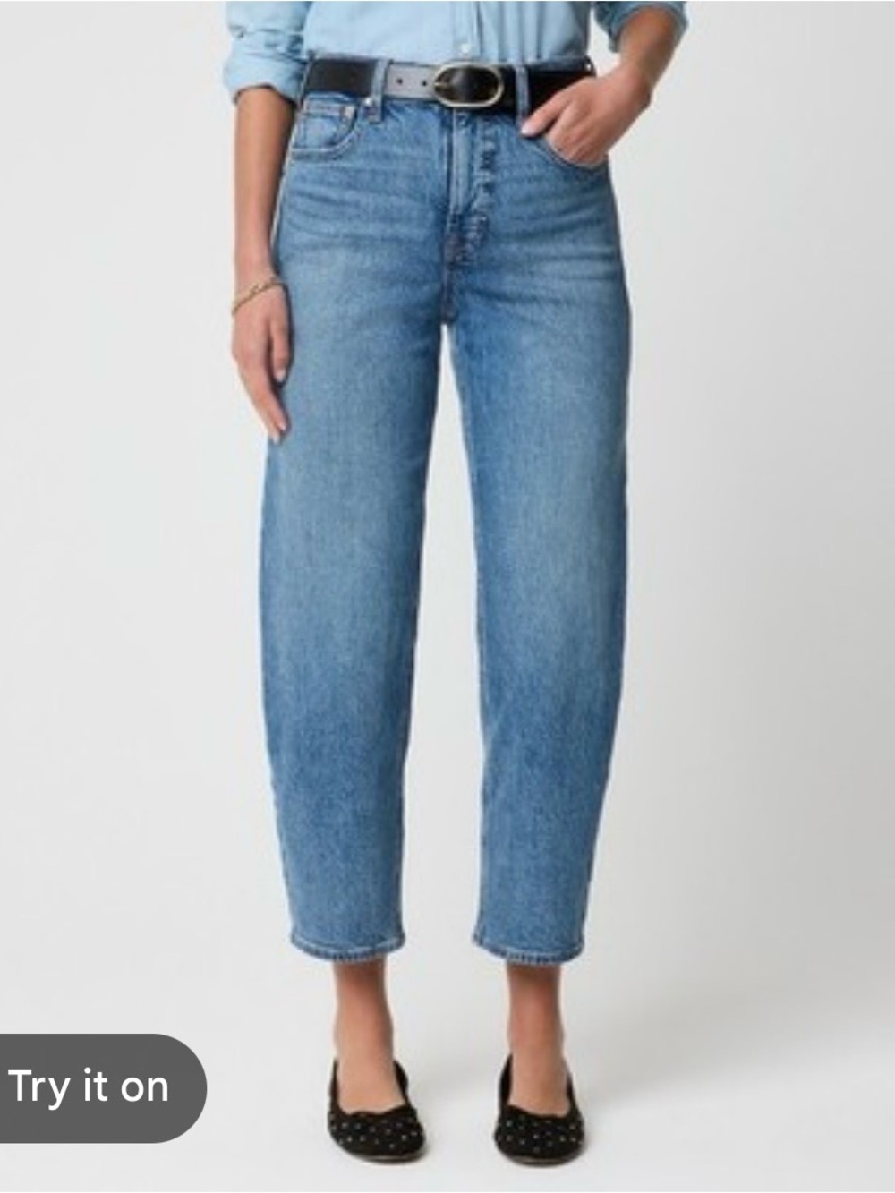 J. Crew Slim Barrel Jean in Medium Wash Size 28P. NWT